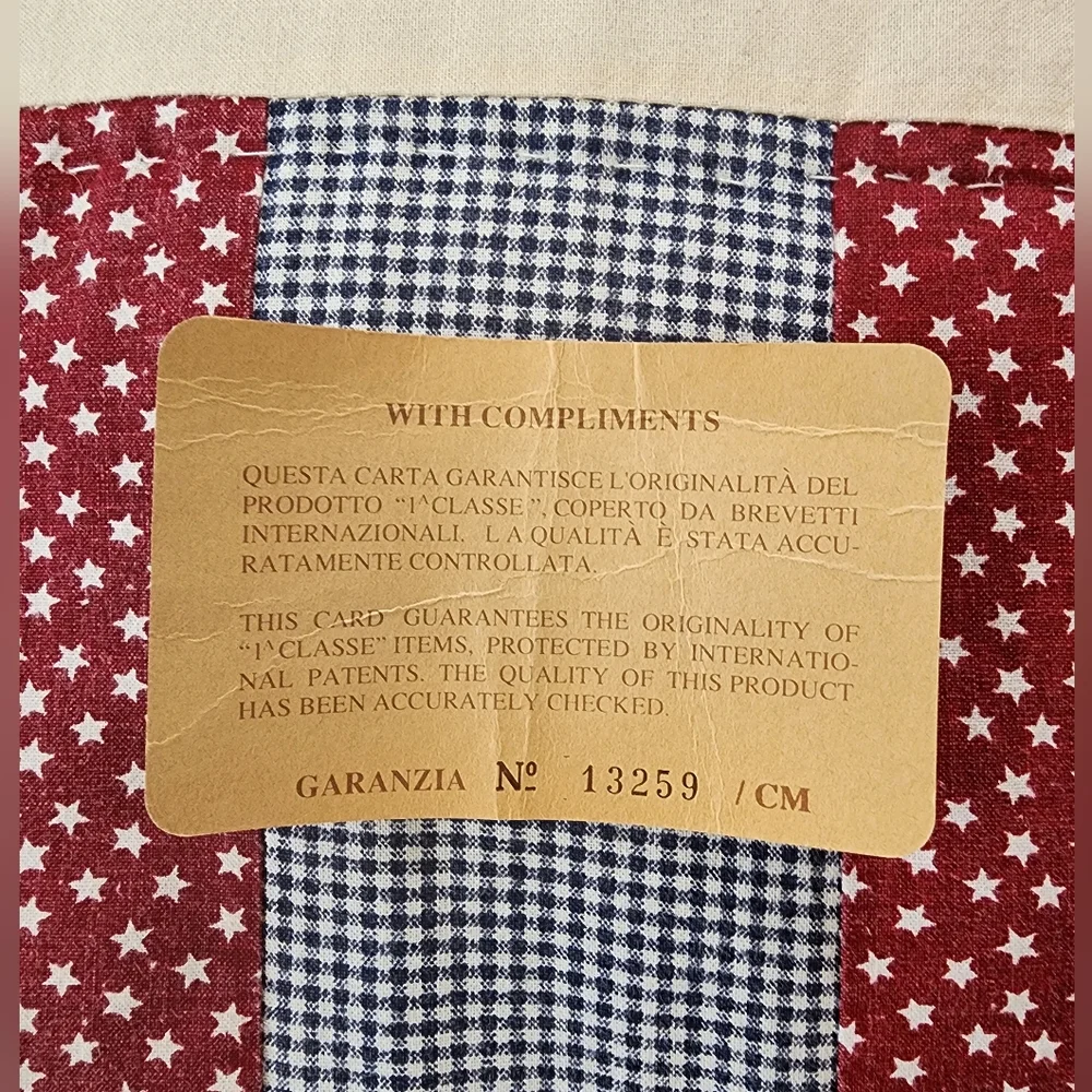 Vintage Alviero Martini Bag With Lock And Key - Picture 5 of 10